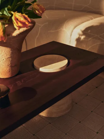 Grova coffee tables - Travertine, 155x55x34 m - Ferm Living
