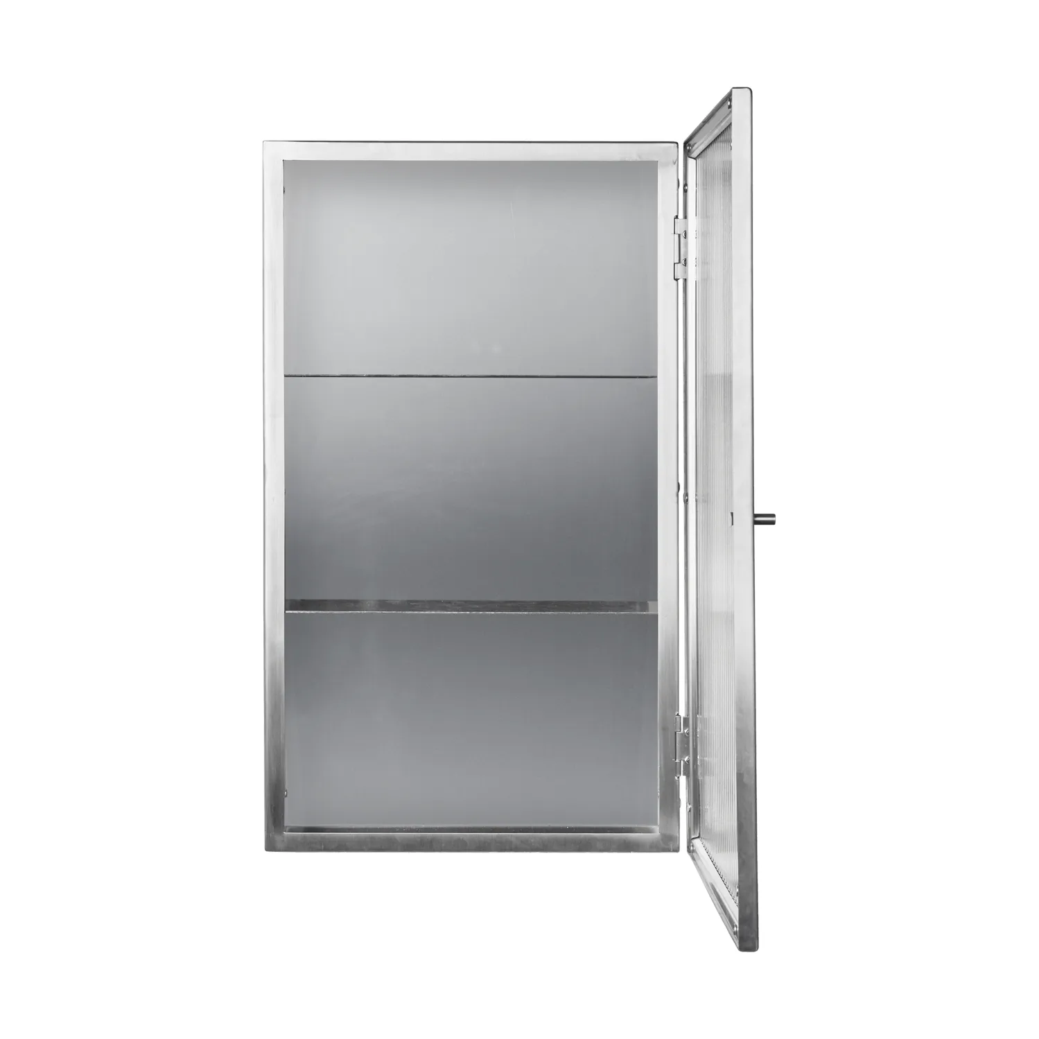 Haze wall cupboard, Reeded glass - stainless steel Ferm Living