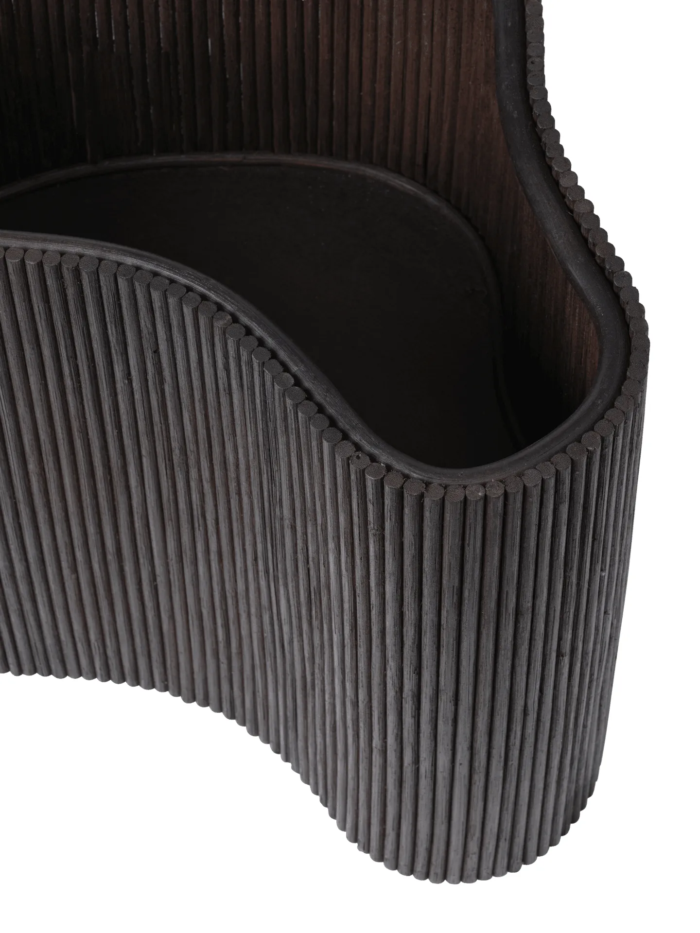Isola side table with storage, Dark stained Ferm Living