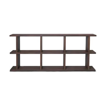 Kona bookshelf 3x2 - Dark stained - Ferm Living