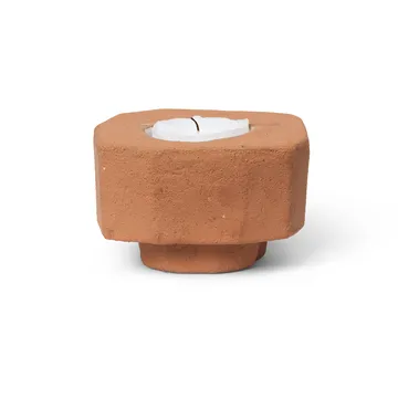 Kurinu candlestick - Terracotta - Ferm Living