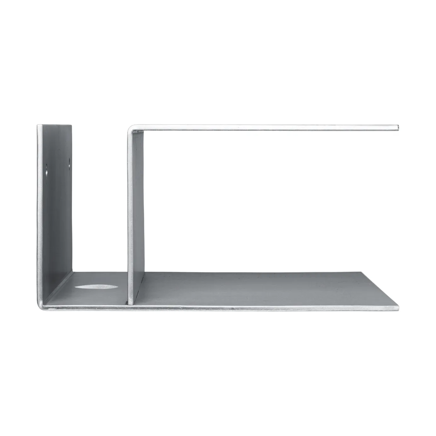 Lager bedside table 15.5x35x30 cm, Aluminium Ferm Living