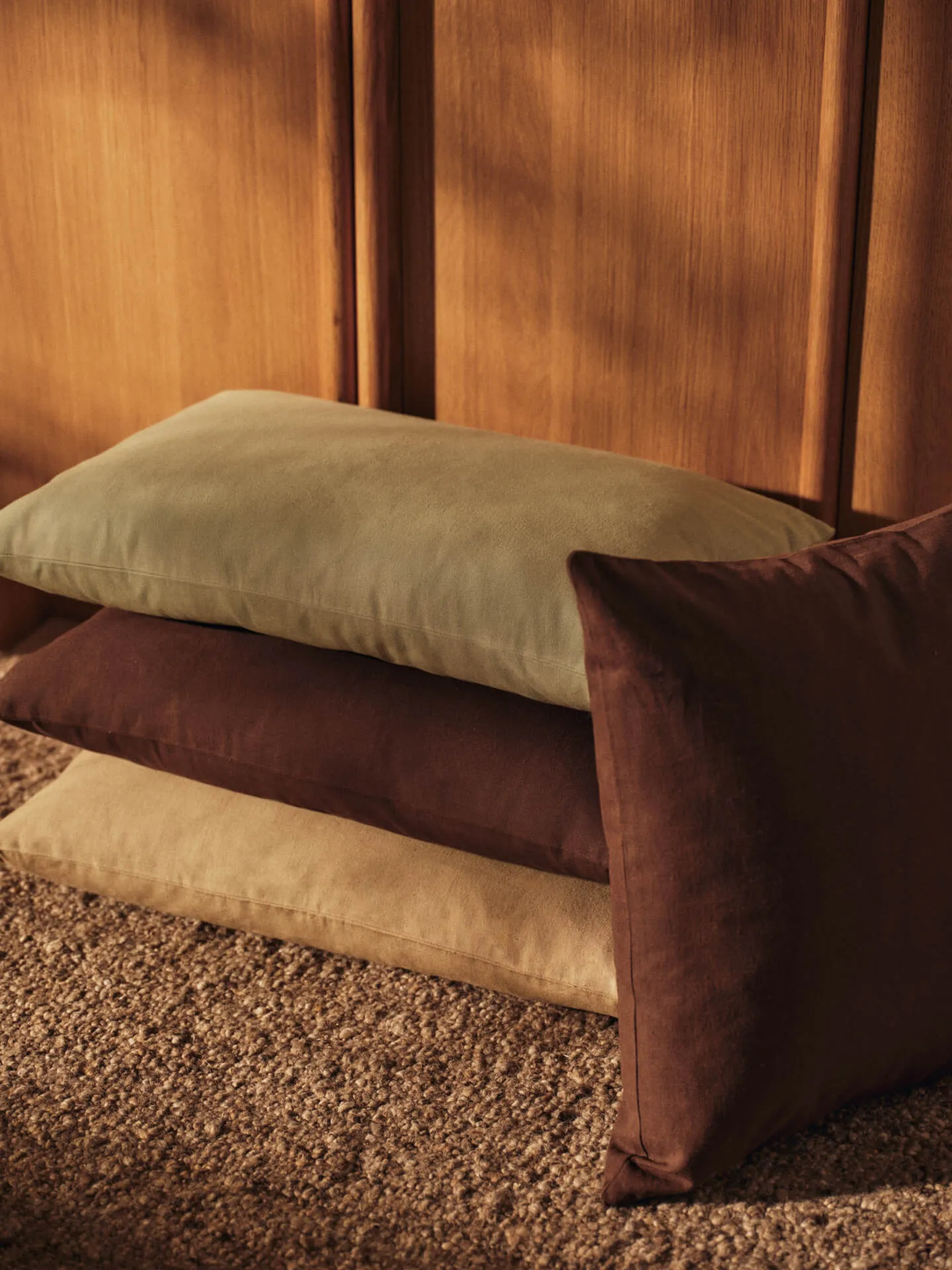 Late cushion cover, Dark chocolate, 50x50 cm Ferm Living