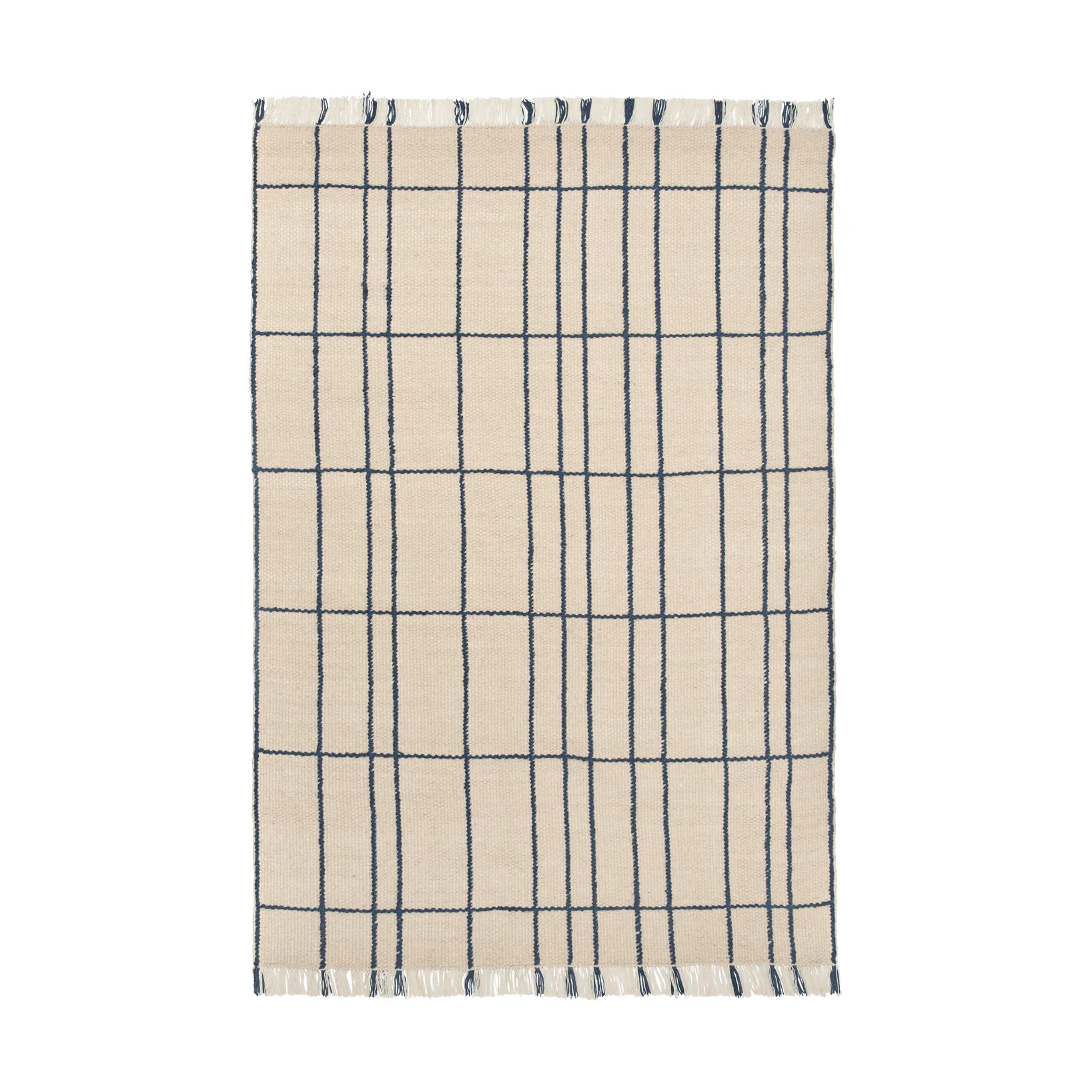 Late rug, Parchment-indigo, 170x240 cm Ferm Living