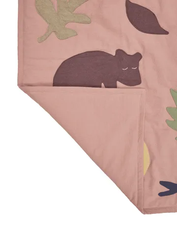 Lunden blanket - Rose-multi, 80x110 cm - Ferm Living