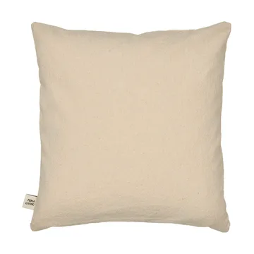 Lunden cushion - Off-white-dark chocolate, 30x30 cm - Ferm Living