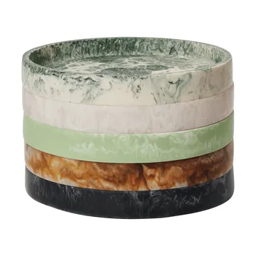 Mist decorative tray Ø20 cm - Charcoal - Ferm Living