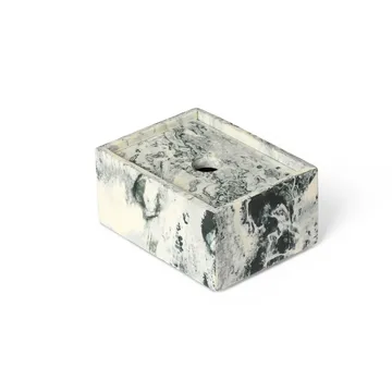 Mist storage box 7,5x10 cm - Emerald-off white - Ferm Living