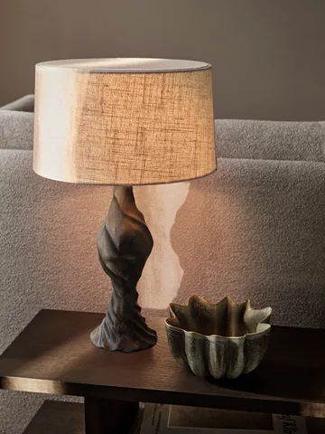 Moltan lamp base 40 cm - Black - Ferm Living