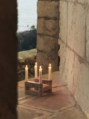 Newel module candlestick 6 pieces
 - Travertine - Ferm Living