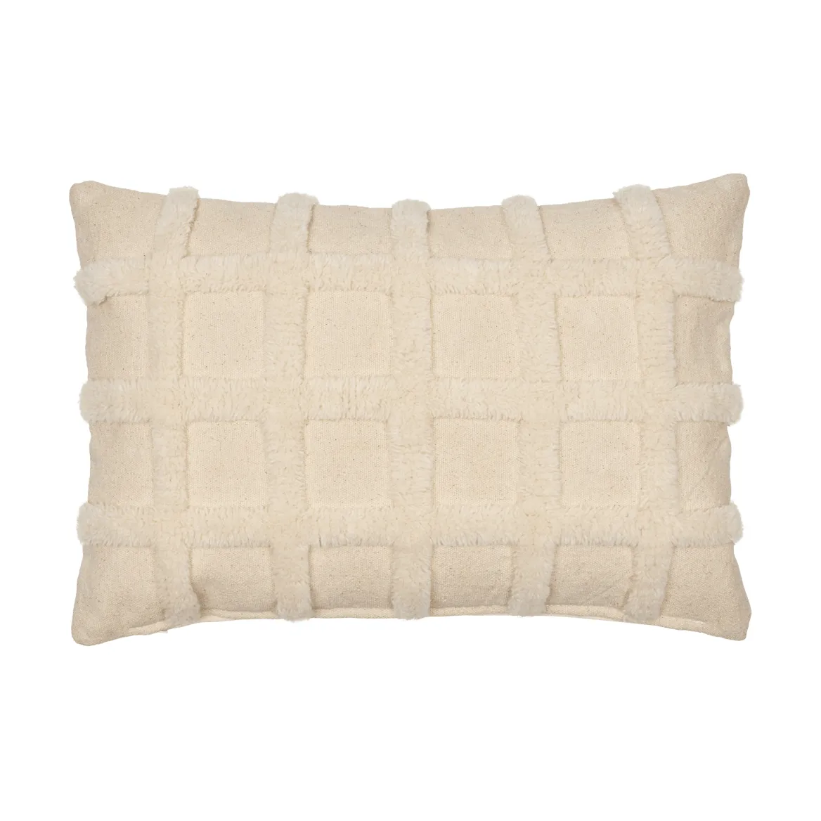 Norte grid cushion, Off-white, 40x60 cm Ferm Living