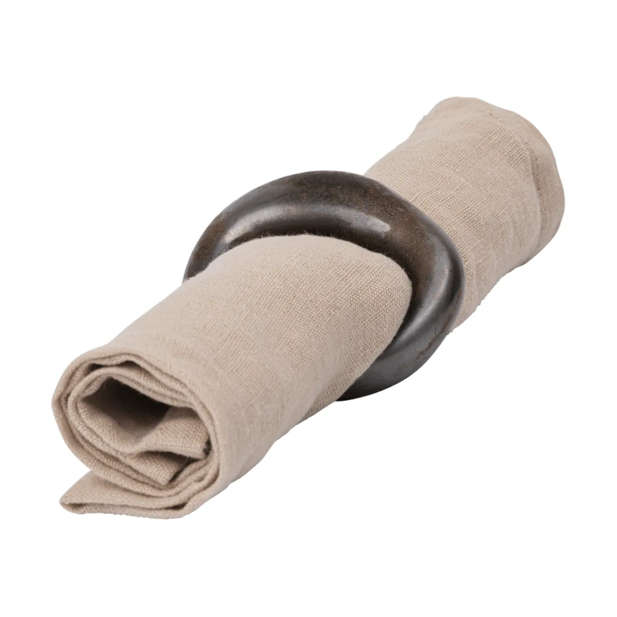 Orrith napkin ring 4-pack, Rustic bronze Ferm Living