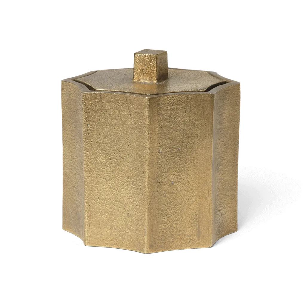Otte scented candle 23 h, Brass finish Ferm Living