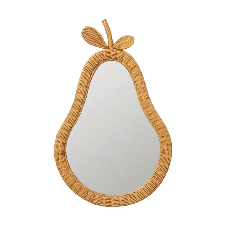 Pear braided mirror - Natural - Ferm Living