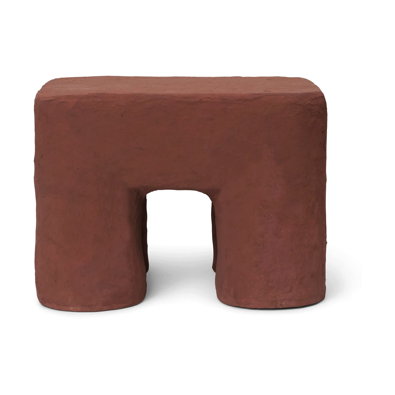 Podo stool, Red Brown Ferm Living