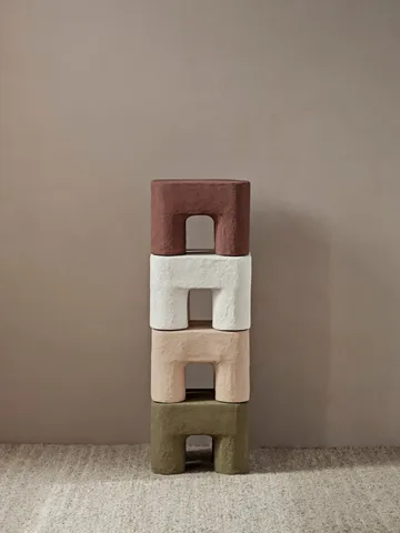 Podo stool - Red Brown - Ferm Living