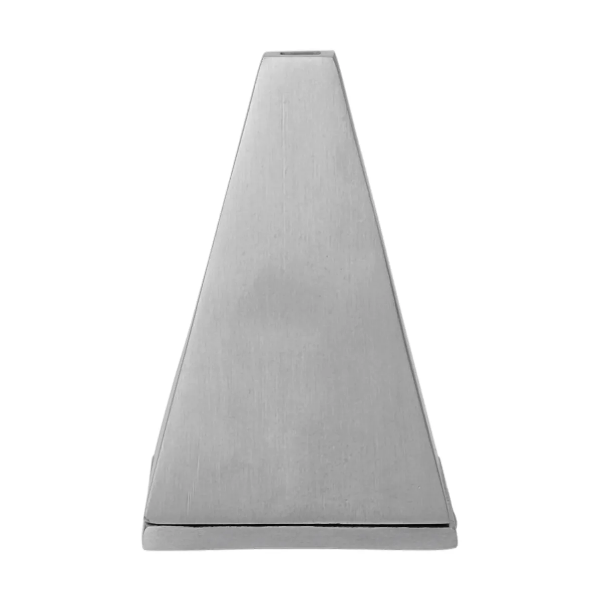 Pyra cone-shaped incense burner, Brushed aluminium Ferm Living