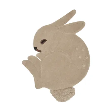 Rabbit tufted rug - Cashmere, 88x120 cm - Ferm Living