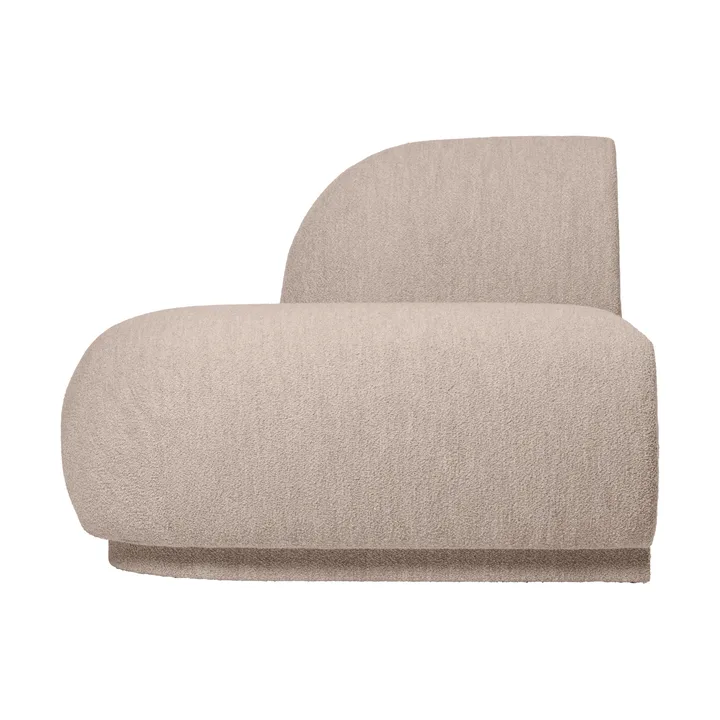 Rico open sofa module L - Soft bouclé-natural - Ferm Living