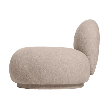 Rico open sofa module R - Soft bouclé-natural - Ferm Living