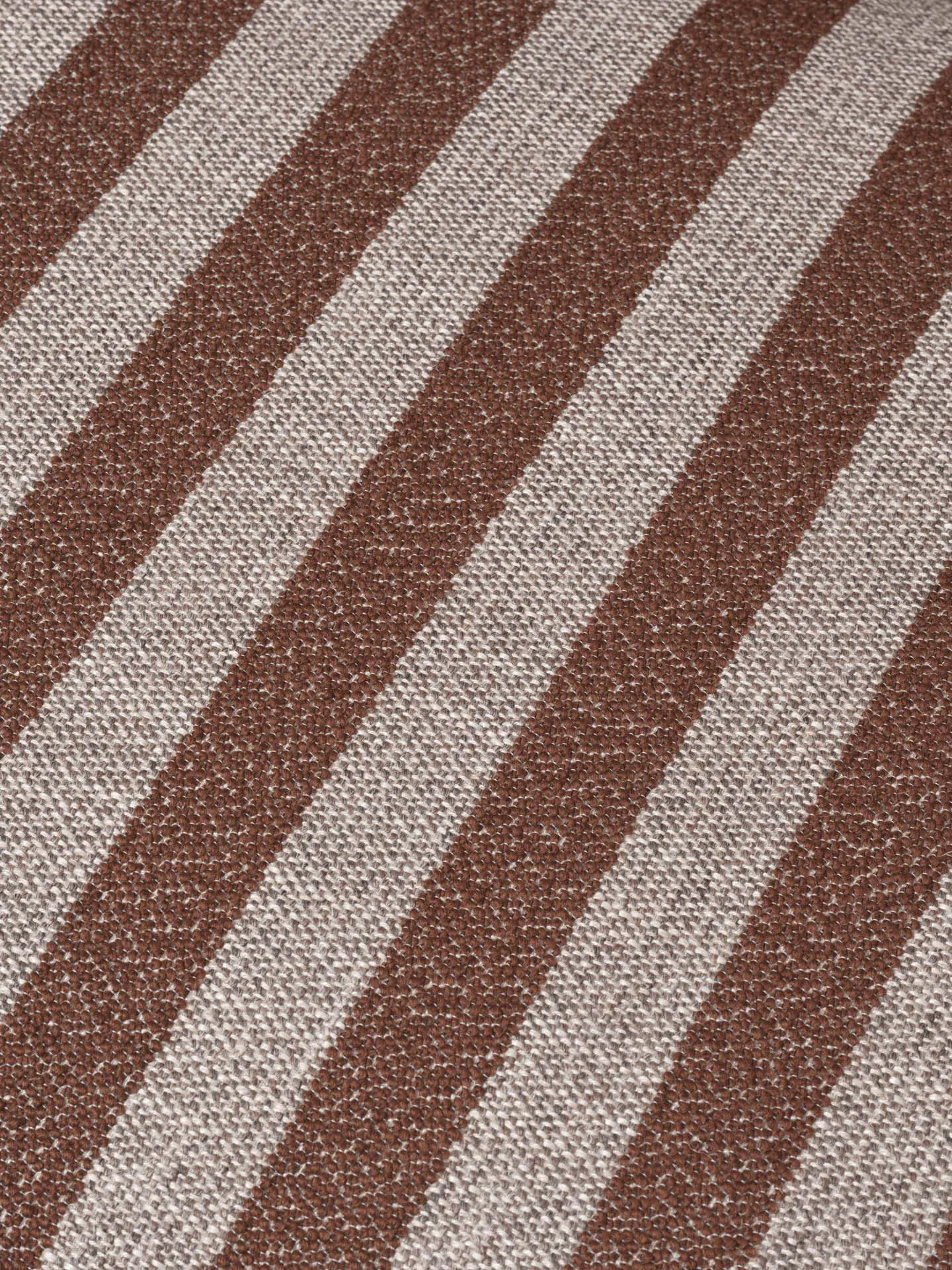 Rico pouf sit pouf, Louisiana, Sand-chocolate Ferm Living