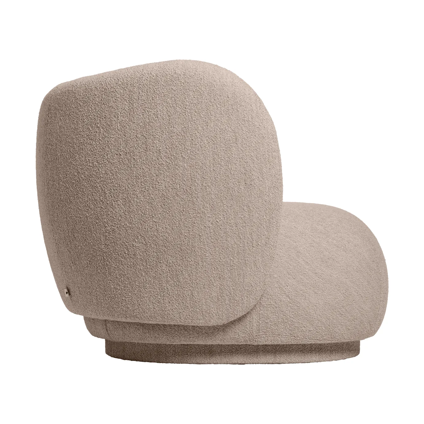Rico sofa module armrest L Soft Bouclé, Natural Ferm Living
