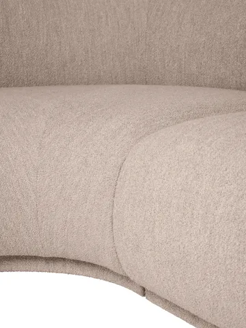 Rico sofa module armrest L Soft Bouclé - Natural - Ferm Living