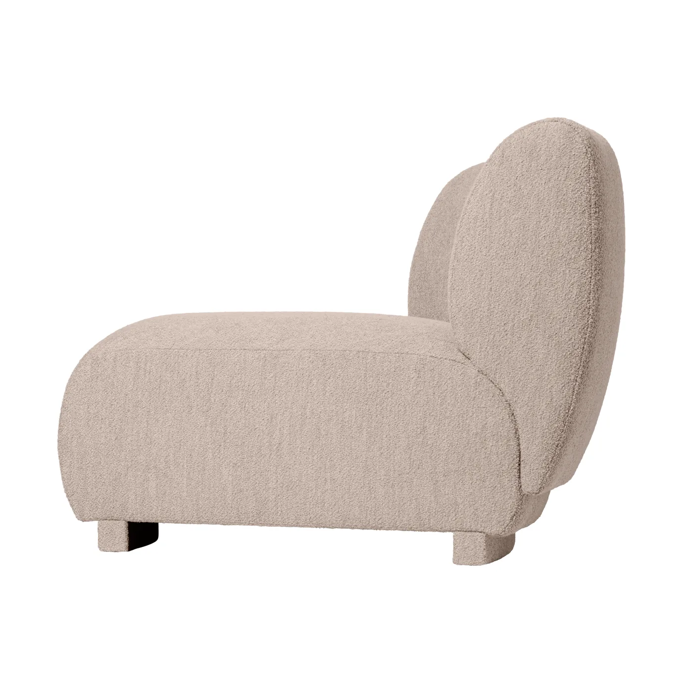 Rico sofa module corner 45 Soft Bouclé, Natural Ferm Living