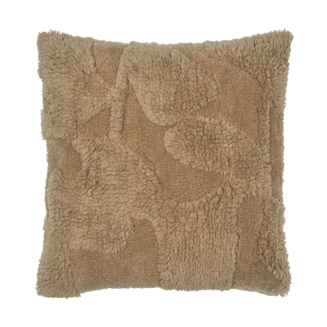 Rime tufted cushion, Tan, 50x50 cm Ferm Living