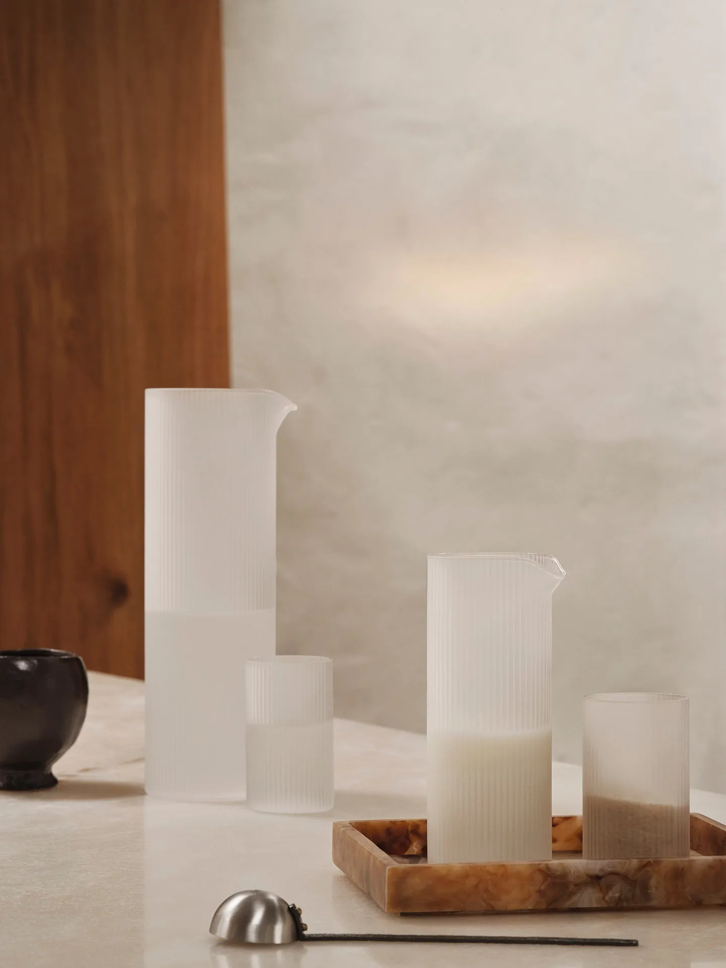 Ripple carafe 1,12 L, Frosted Ferm Living