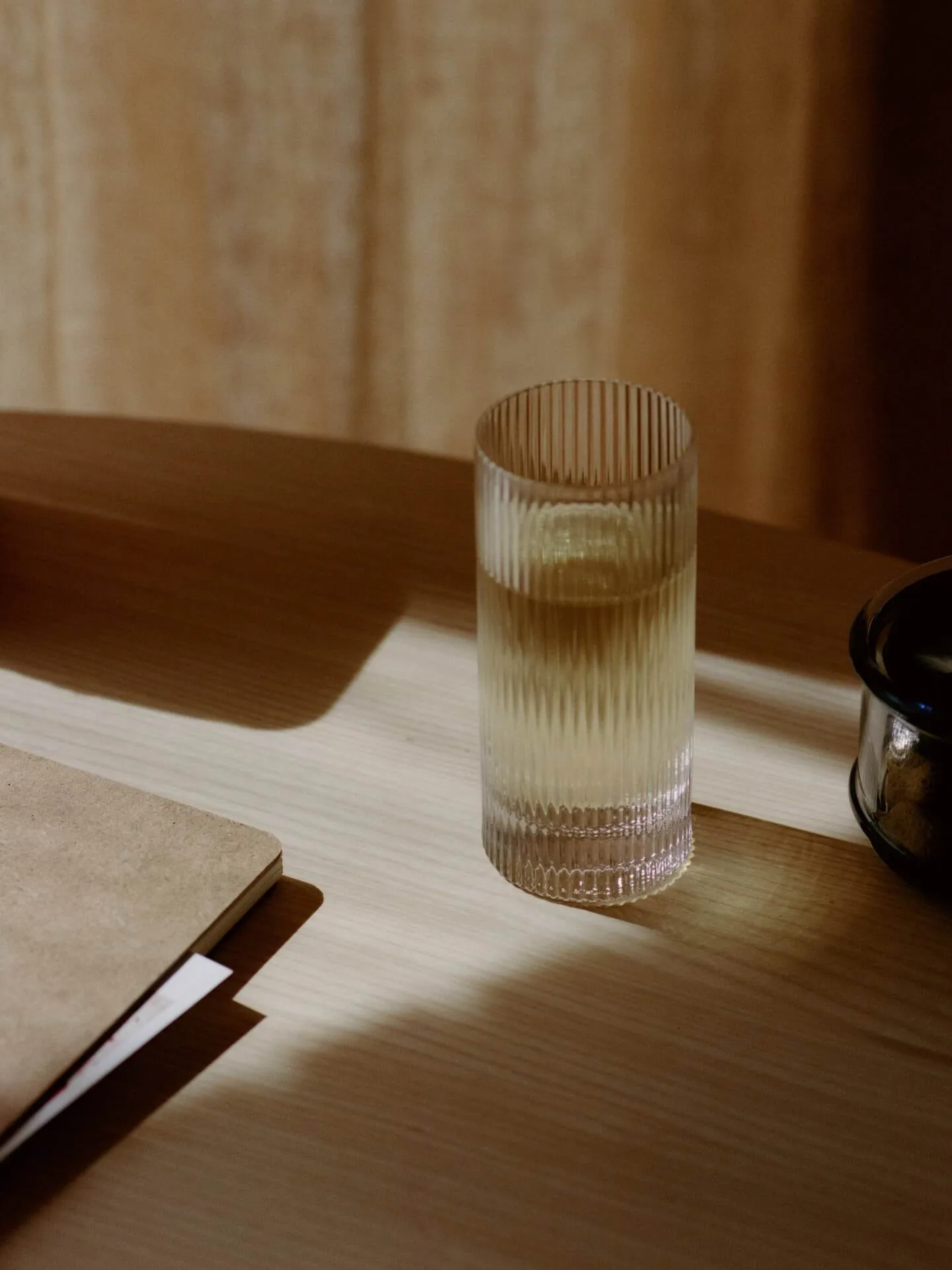 Ripple Highball glasses 48 cl 2-pack, Clear Ferm Living