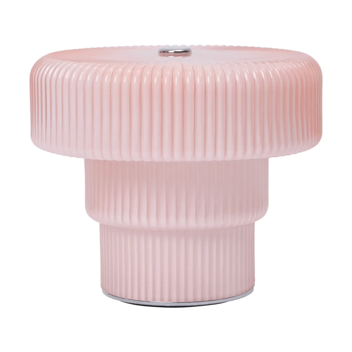 Ripple portable table lamp 10 cm, Pale rose Ferm Living