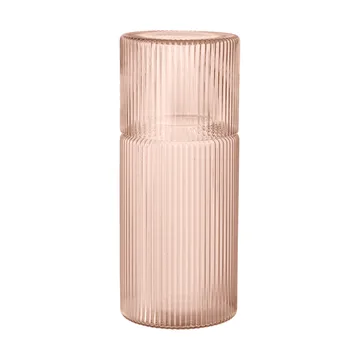Ripple small carafe set - Blush - Ferm Living