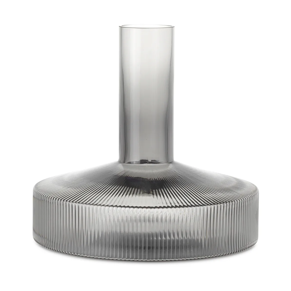 Ripple wine carafe, Smoked Grey Ferm Living