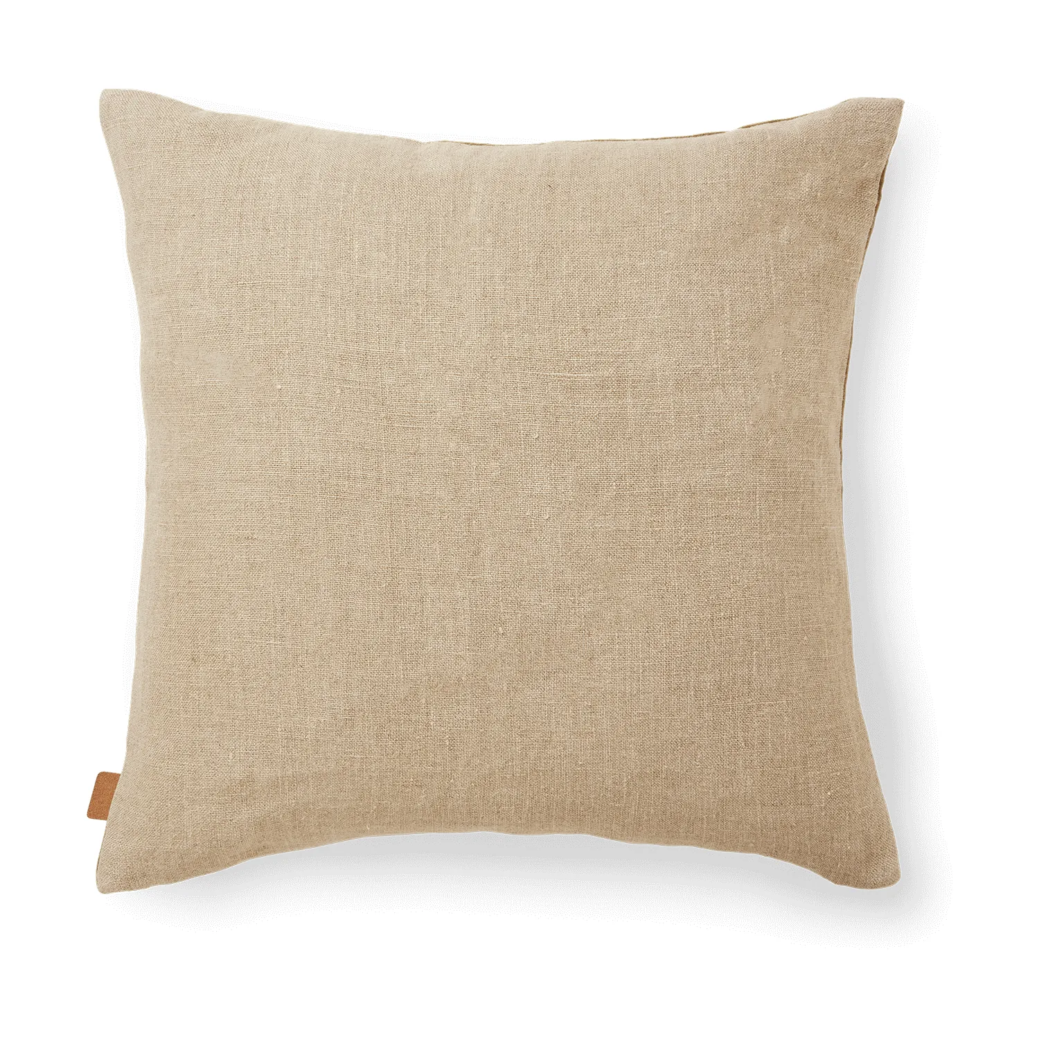 Senti Stripe pillowcase 50x50 cm, Dark sand-linen Ferm Living