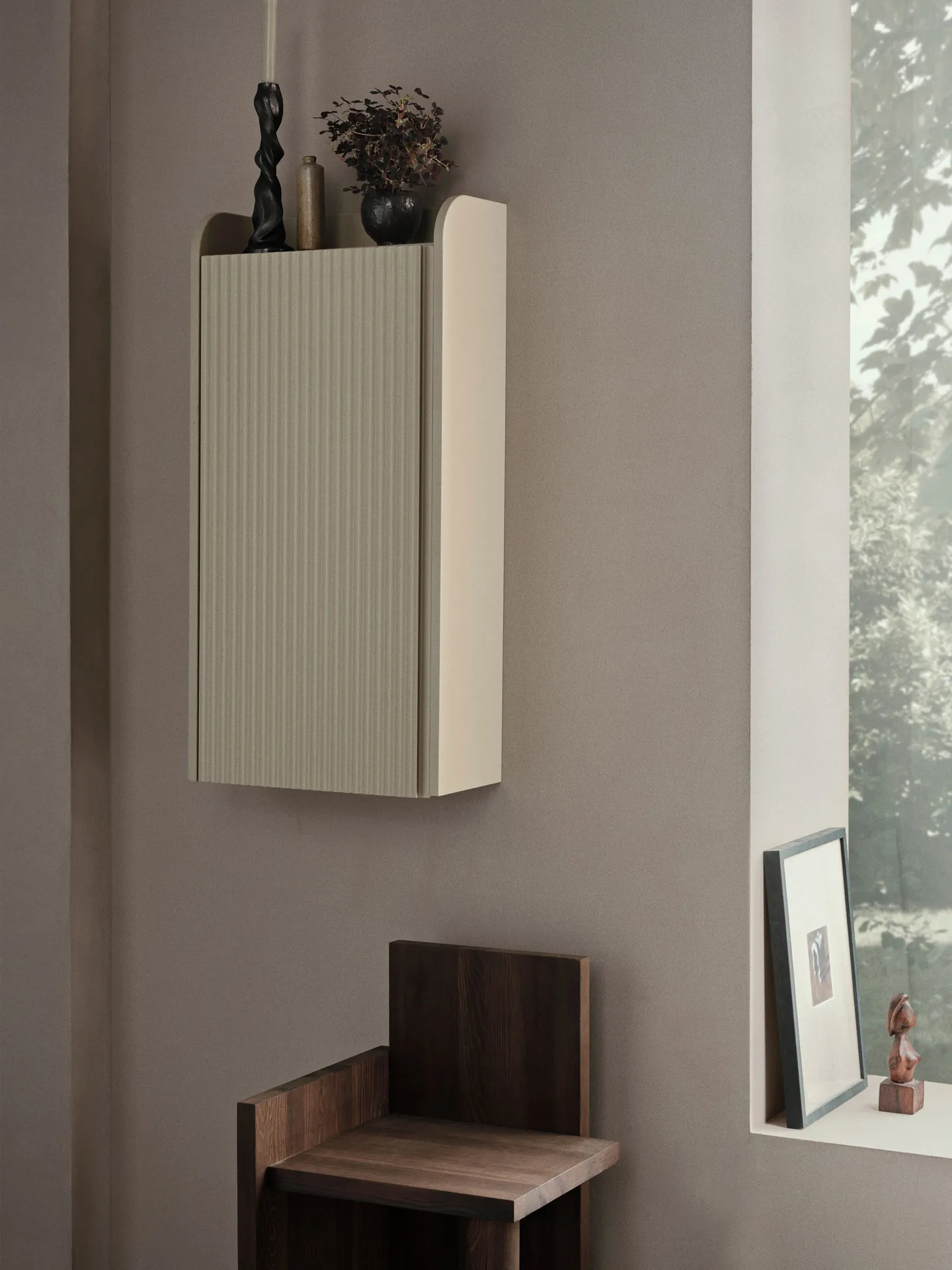 Sill wall cabinet 42.5x85 cm, Cashmere Ferm Living