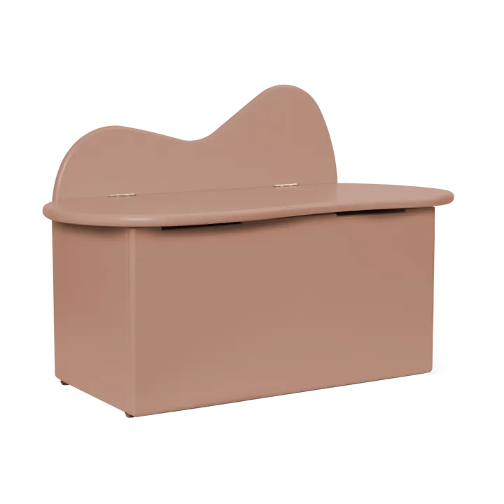 Slope bench with forvaring 75x38x51 cm - Rose - Ferm Living