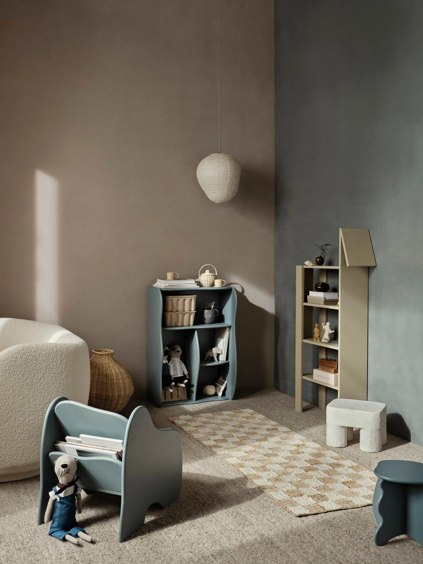 Slope bookshelf 66x95 cm, Storm Ferm Living