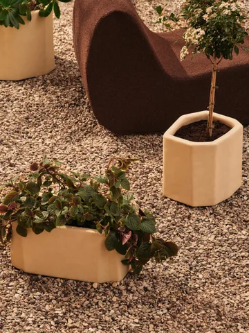 Staffa pot - Ivory, 35x33x36 cm - Ferm Living