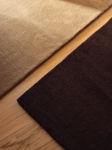 Stille tufted rug - Dark pecan, 80x200 cm - Ferm Living