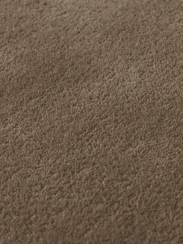 Stille tufted rug round - Ash Brown Ø240 cm - Ferm Living