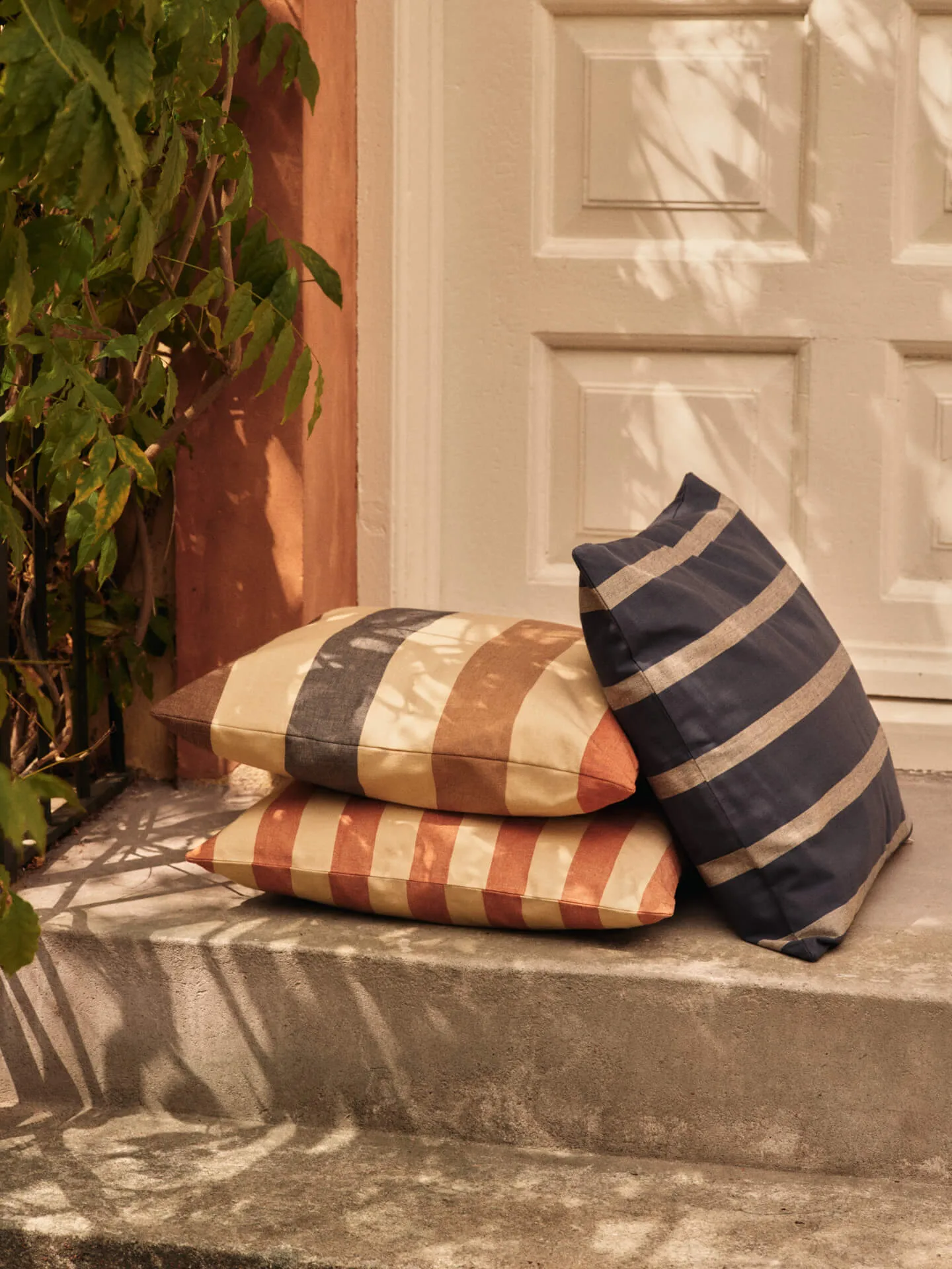 Strand outdoor cushion cover 50x50 cm, Cashmere-mocha-indi Ferm Living