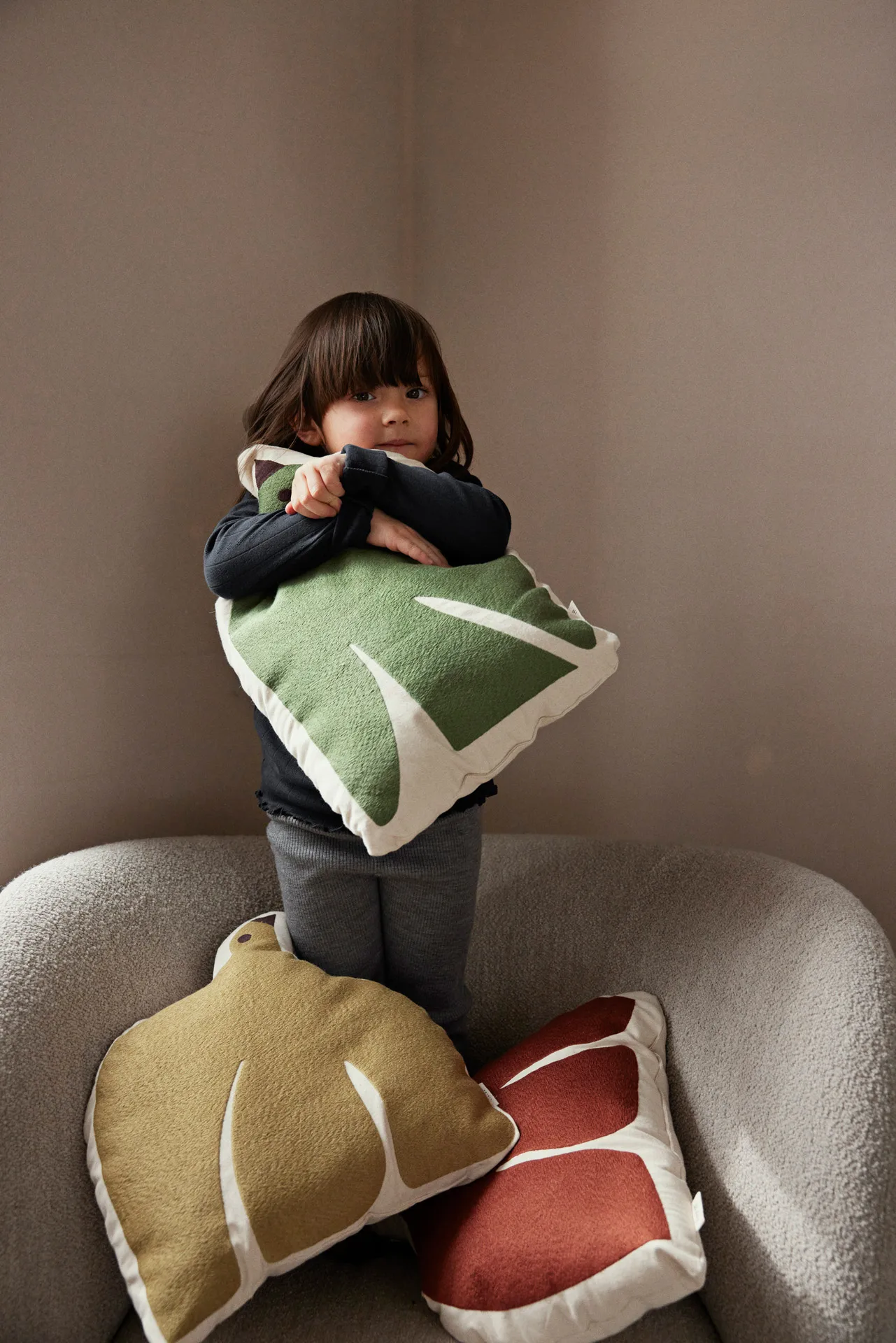 Swif bird cushion 32,5x48 cm, Avocado Green Ferm Living