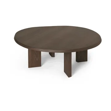 Tarn coffee table 107,6x108,1 cm - Dark stained beech - Ferm Living