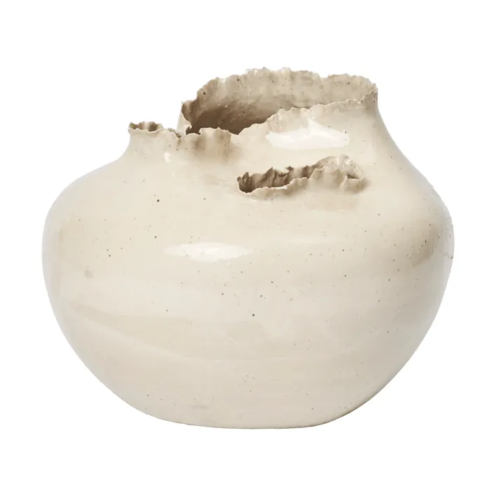 Tereo vase, Off-white speckle, 18 cm Ferm Living