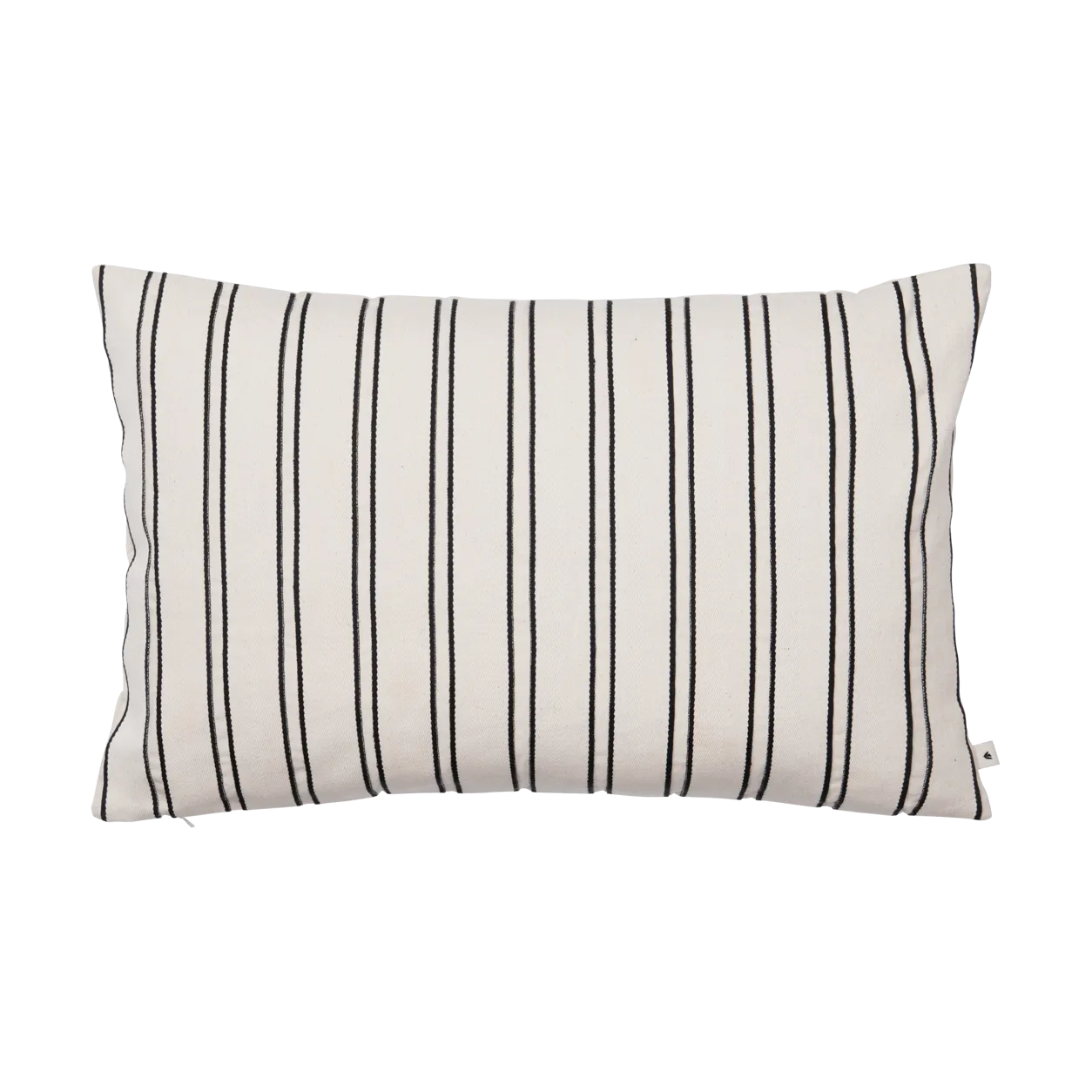 Twill cushion cover 40x60 cm, Off-white-black Ferm Living