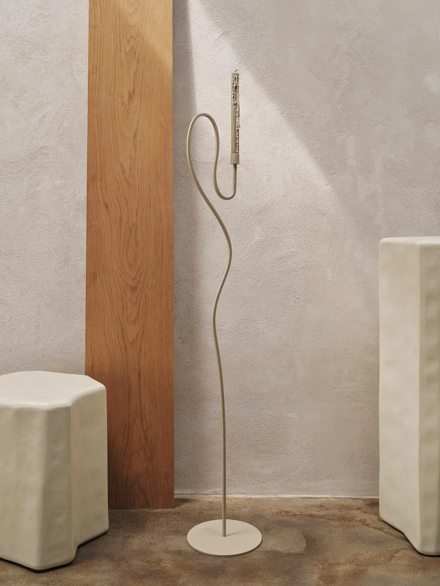 Valse floor candlestick, Cashmere Ferm Living