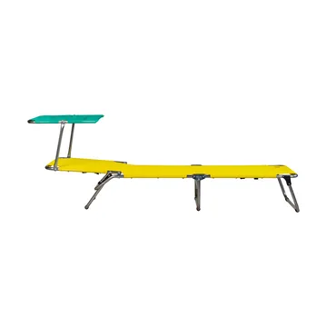 Amigo Top Pop sun lounger - Yellow-aqua green - Fiam