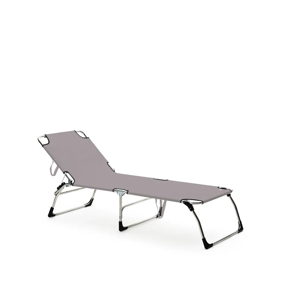 Amigo XXL sun lounger, Fabric continente, aluminum frame Fiam