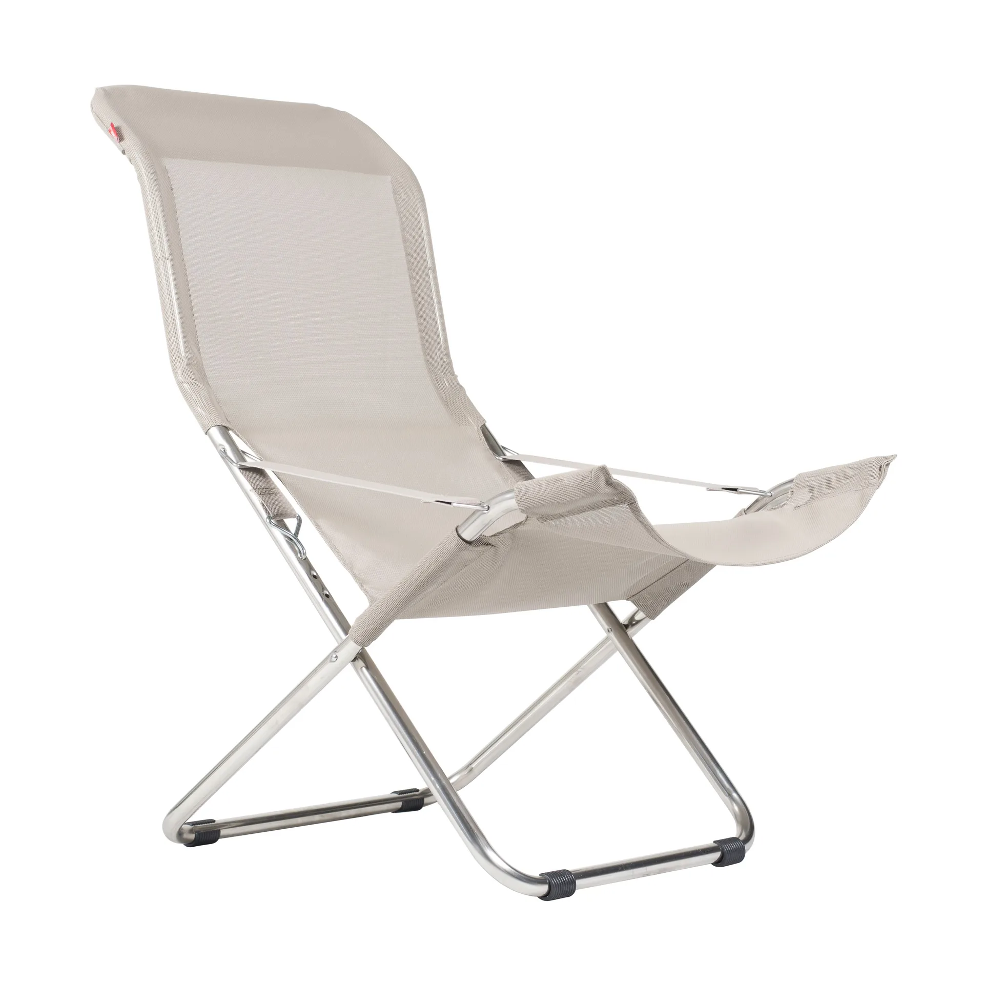 Fiesta sun lounger, White-beige Fiam